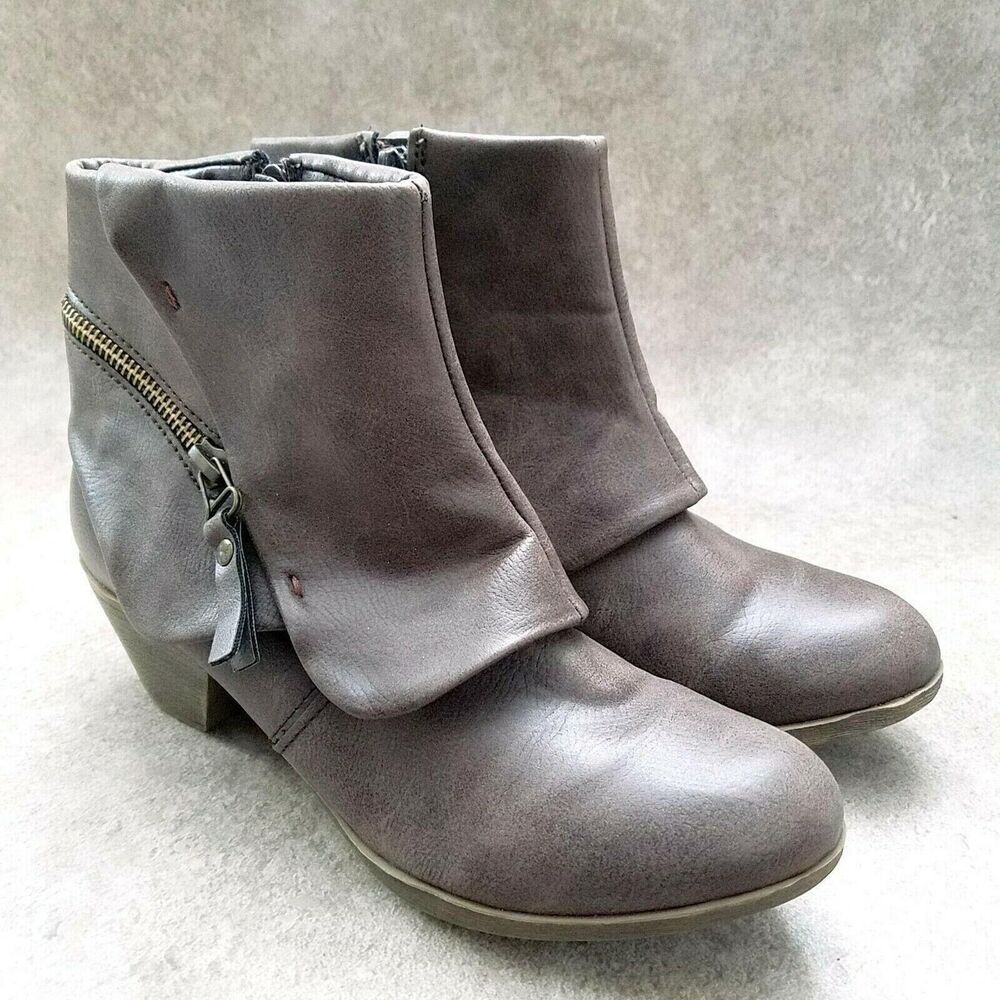 Falls Creek Womens Kinsey  Sz 6 M Brown  2" Heeled Ankle Boot Booties - Picture 10 of 10